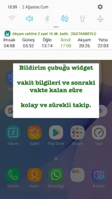 Ezan Vakti Alarm android App screenshot 3